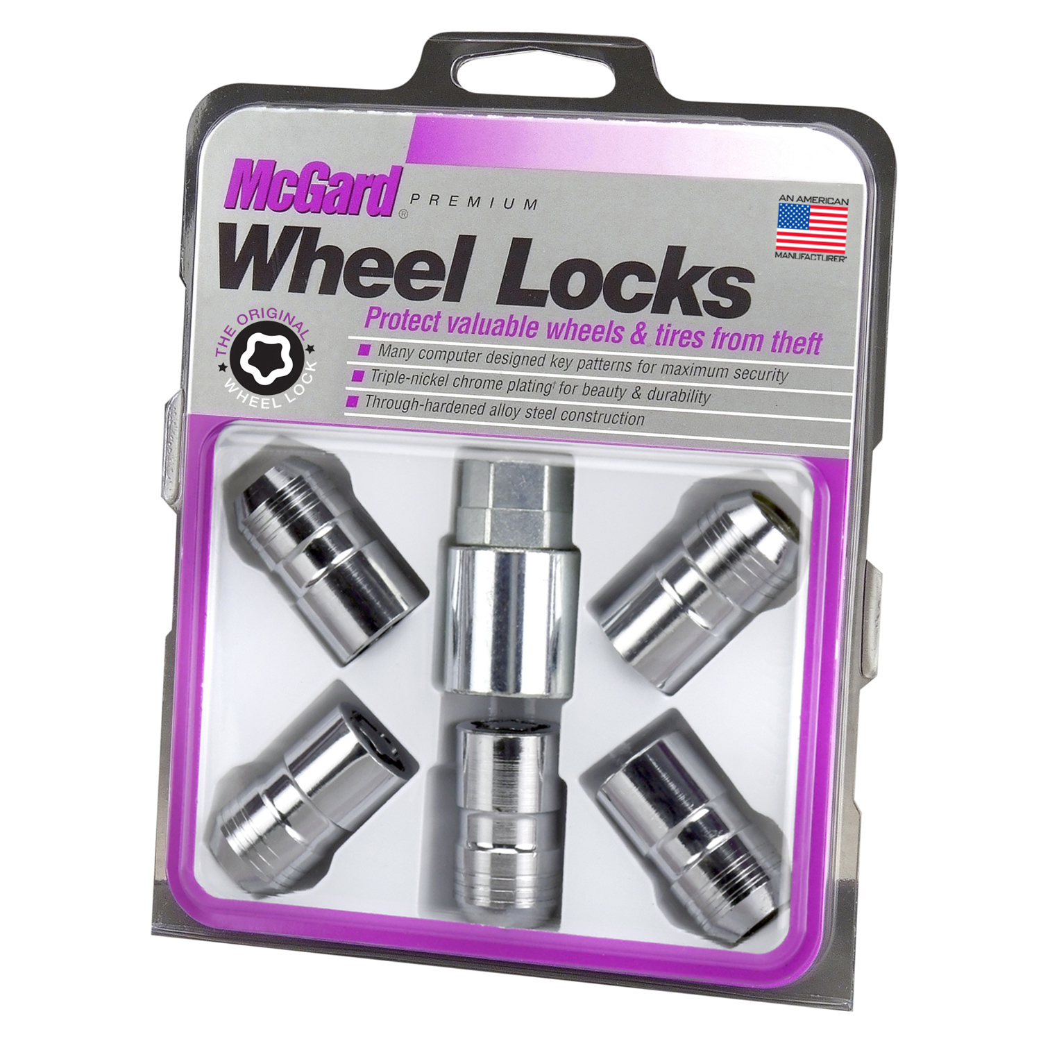 McGard Wheel Lock Set, 14 x 1.5, 5-Piece
