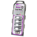 Chrome Regular .746 Shank Style Lug Nut Set (M12 x 1.5 Thread Size) - Set of 4 Lug Nuts and 4 Washers