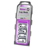 Chrome Bulge Cone Seat Style Lug Nut Set (M12 x 1.25 Thread Size) - Set of 4 Lug Nuts