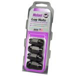 Black Bulge Cone Seat Style Lug Nut Set (M12 x 1.5 Thread Size) - Set of 4 Lug Nuts