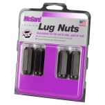 Black Cone Seat Style Lug Nut Set (M14 x 2.0 Thread Size) - Set of 4 Lug Nuts