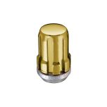 Gold SplineDrive Lug Nuts (M12 x 1.25 Thread Size) - Box of 50 Lug Nuts; Requires 65100 Or 65300 Installation Tool.