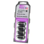 Black SplineDrive Lug Nuts (M12 x 1.25 Thread Size) - Set of 4 Lug Nuts; Requires 65300 Installation Tool.