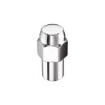Chrome Regular .746 Shank Lug Nuts (1/2-20 Thread Size) - Box of 100 Lug Nuts