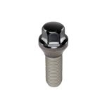 Chrome Black Seat Style Lug Bolt (M14 x 1.25 Thread Size) - Box of 50 Lug Bolts