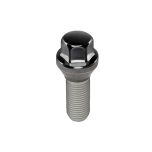 Black Cone Seat Style Lug Bolt (M12 x 1.25 Thread Size) - Box of 50 Lug Bolts