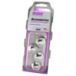 Chrome Nylon Lug Caps - Set of 4 Caps