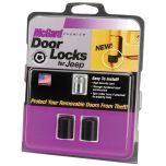 Jeep Wrangler 2 Door Lock Set(5/16-18 Thread Size) - Set of 2 Locks & 1 Key