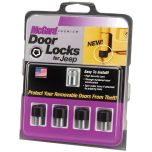 Jeep Wrangler 4 Door Lock Set(M6 x 1.0 Thread Size) - Set of 4 Locks &amp; 1 Key