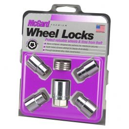 Pink Wheel Lock Chrome Regular Shank Wheel Lock Set (1/2-20 Thread Size) - Set of 4 ...