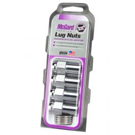 Chrome Long .946 Shank Style Lug Nut Set (7/16-20 Thread Size
