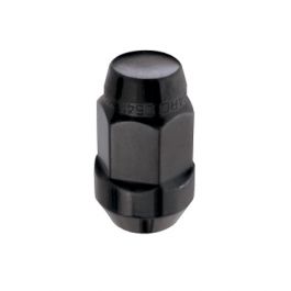 Black Cone Seat Bulge Style Lug Nuts (M14 x 1.5 Thread Size) - Box