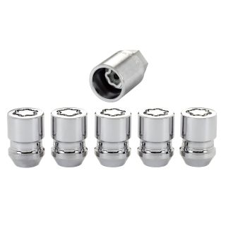 Chrome Cone Seat Wheel Lock Set (M12 x 1.25 Thread Size) - Set of