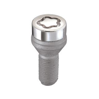 Chrome Bolt Style Cone Seat Wheel Lock Set (M14 x 1.5) - Set of 4