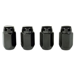 Black Cone Seat Style Lug Nut Set (M12 x 1.5 Thread Size) - Set of