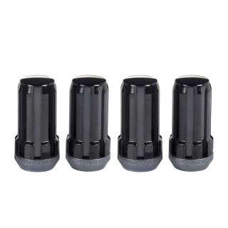 Black SplineDrive Lug Nuts (1/2-20 Thread Size) - Set of 4 Lug