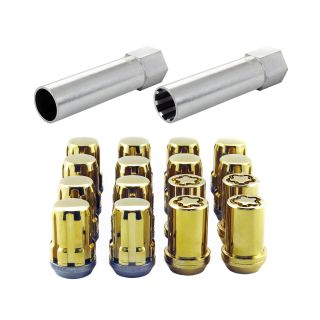 Gold SplineDrive 4 Lug Wheel Installation Kit (M12 x 1.25 Thread
