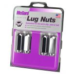 Chrome Cone Seat Style Lug Nut Set (M14 x 2.0 Thread Size) - Set of 4 Lug Nuts