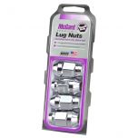 Chrome Bulge Cone Seat Style Lug Nut Set (M14 X 1.5 Thread Size) - Set of 4 Lug Nuts