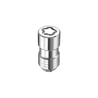 Chrome Cone Seat Wheel Lock Set (M14 x 1.5 Thread Size) - Set of 5