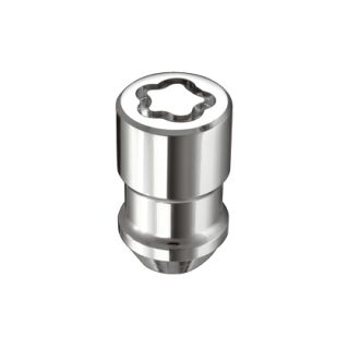 Chrome Cone Seat Wheel Lock Set (M12 x 1.5 Thread Size) - Set of 5