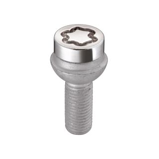 Chrome Bolt Style Radius Seat Lock Set (M14 x 1.5 Thread Size
