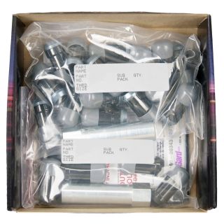 Black SplineDrive 5 Lug Wheel Installation Kit (1/2-20 Thread Size