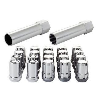 Chrome SplineDrive 5 Lug Wheel Installation Kit (M12 x 1.25 Thread