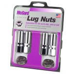 Chrome Racing Extra Long 1.365 Shank Style Lug Nut Set (1/2-20 Thread Size) - Set of 4 Lug Nuts and 4 Washers