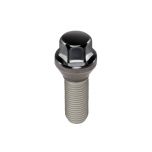 Black Cone Seat Style Lug Bolt (M12 x 1.25 Thread Size) - Box of 50 Lug Bolts