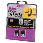 Jeep Wrangler 2 Door Lock Set(M6 x 1.0 Thread Size) - Set of 2 Locks &amp; 1 Key